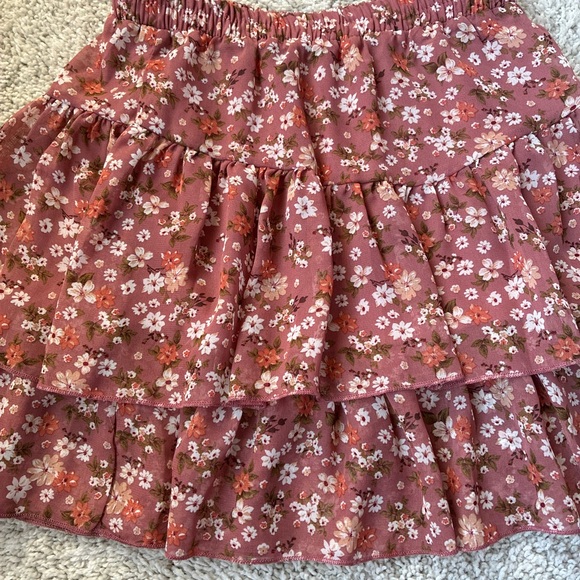 🎇🎆3for$9 Floral Tiered Skirt - Picture 2 of 3